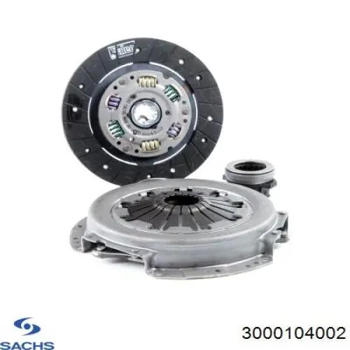 Комплект зчеплення (3 частини) Sachs 3000104002 ціна, від 111.68 USD