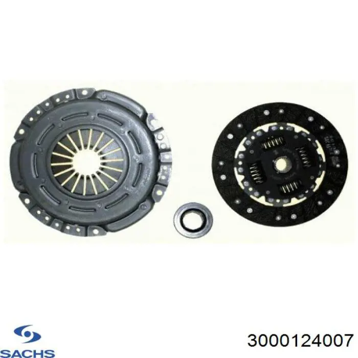 3000124007 Sachs Зчеплення в зборі