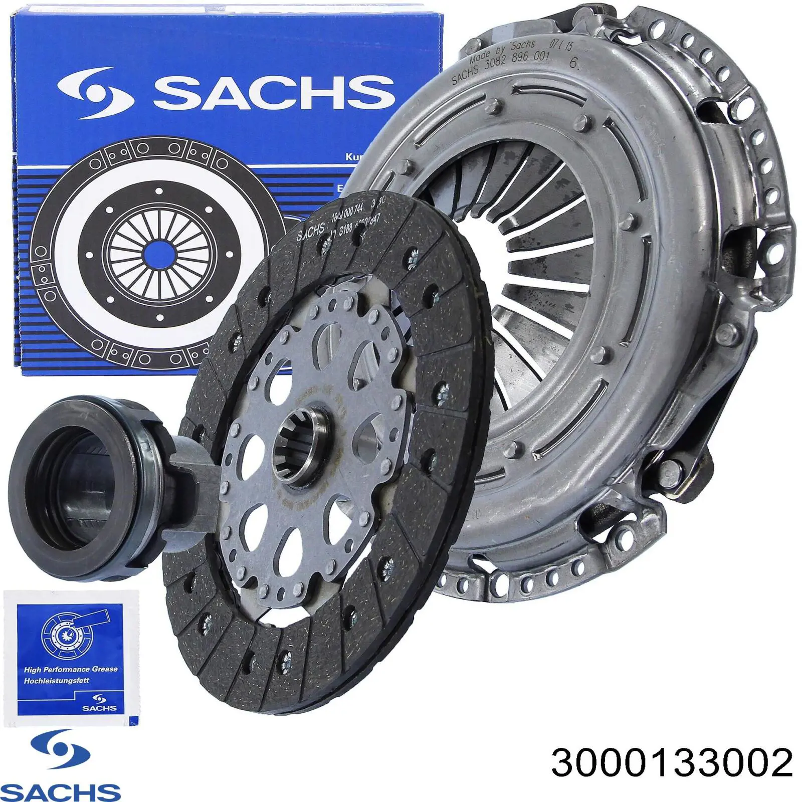 Комплект зчеплення (3 частини) Sachs 3000133002 ціна, від 148.22 USD