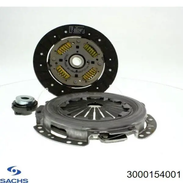 Комплект зчеплення (3 частини) Sachs 3000154001 ціна, від 83.14 USD