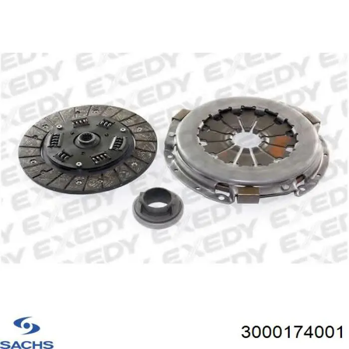 Комплект зчеплення (3 частини) Sachs 3000174001 ціна, від 89.34 USD