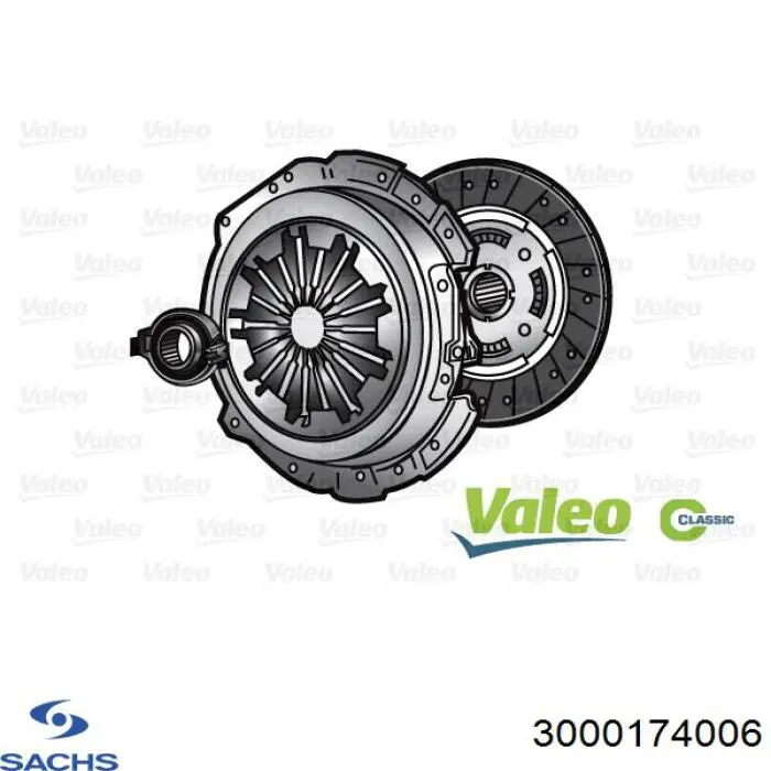 Комплект зчеплення  Sachs 3000174006