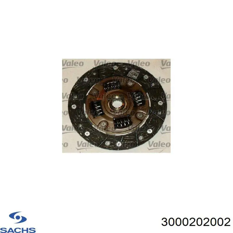 Купити 3000202002 Sachs Комплект зчеплення (диск, корзина, підшипник)