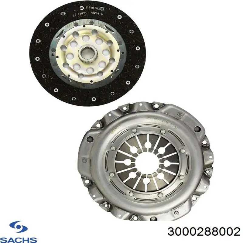 3000288002 Sachs Зчеплення в зборі
