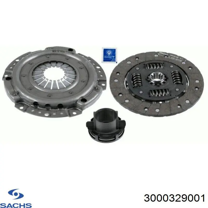 Комплект зчеплення (3 частини) Sachs 3000329001 ціна, від 83.51 USD