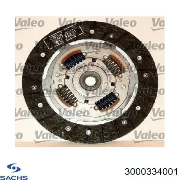 Купити 3000334001 Sachs Комплект зчеплення (диск, корзина, підшипник)