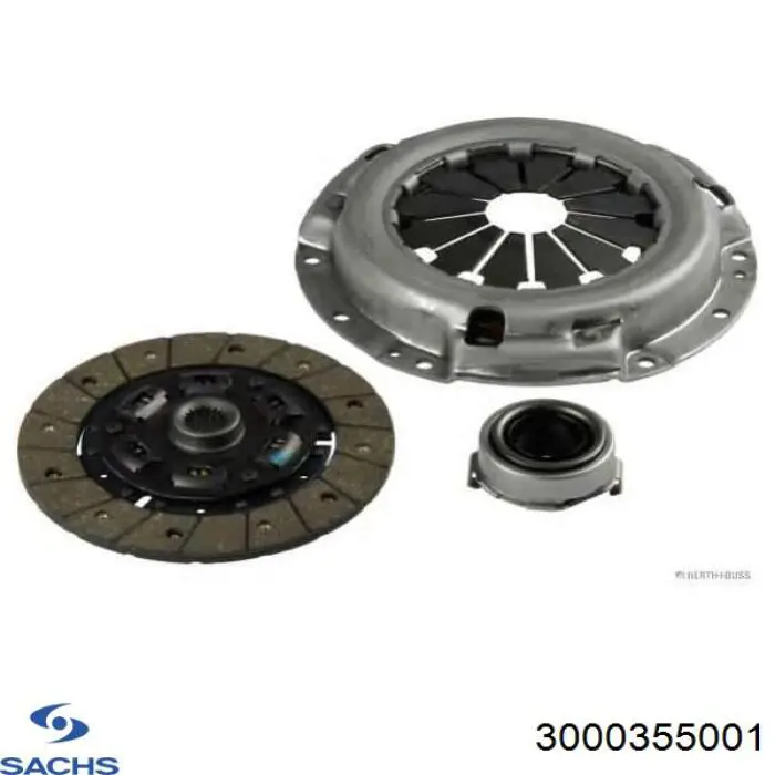 3000355001 Sachs Зчеплення в зборі