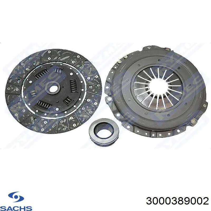 Комплект зчеплення (3 частини) Sachs 3000389002 ціна, від 157.38 USD