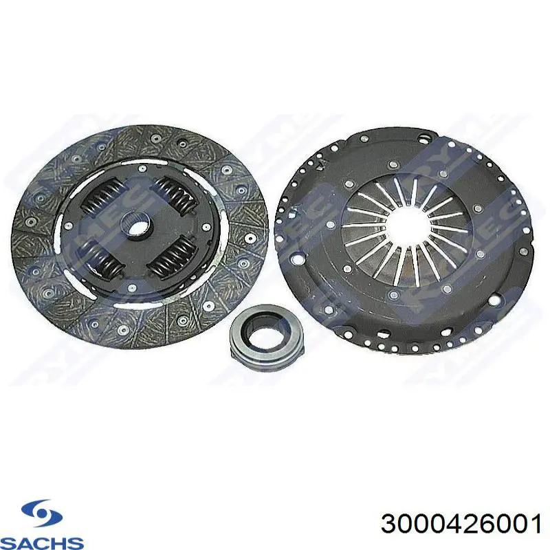 Комплект зчеплення (3 частини) Sachs 3000426001 ціна, від 99.68 USD