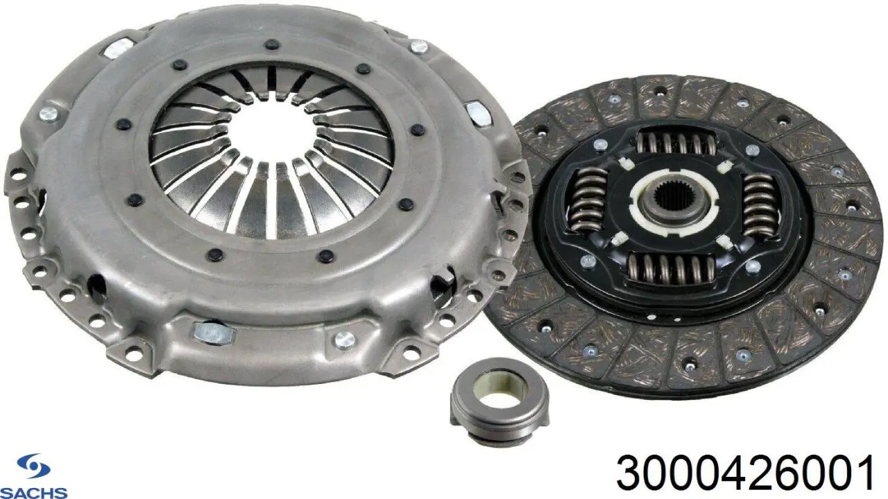 Купити 3000426001 Sachs Комплект зчеплення (диск, корзина, підшипник)