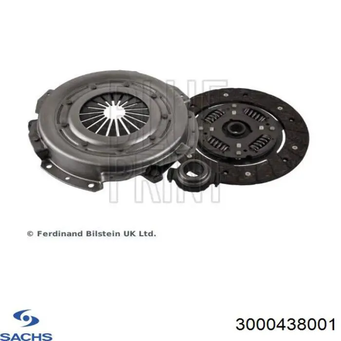 Комплект зчеплення (3 частини) Sachs 3000438001 ціна, від 138.24 USD