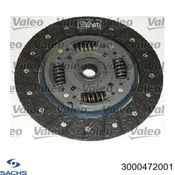 Комплект зчеплення (3 частини) Sachs 3000472001 ціна, від 139.95 USD