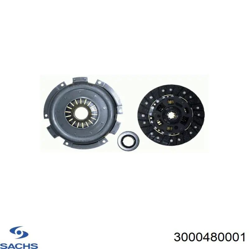 Комплект зчеплення (3 частини) Sachs 3000480001 ціна, від 184.97 USD