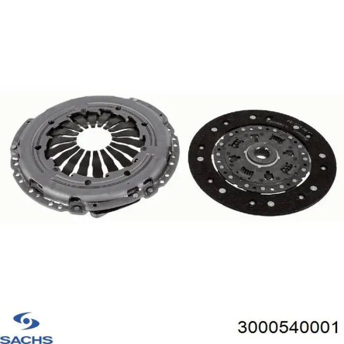 Комплект зчеплення (3 частини) Sachs 3000540001 ціна, від 94.63 USD
