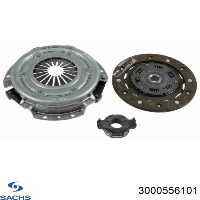 Купити 3000556101 Sachs Комплект зчеплення (диск, корзина, підшипник)