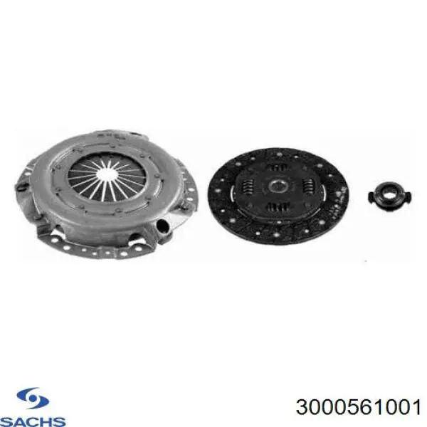 Купити 3000561001 Sachs Комплект зчеплення (диск, корзина, підшипник)