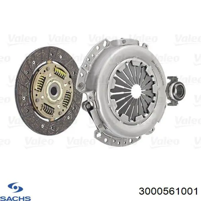 Комплект зчеплення (3 частини) Sachs 3000561001 ціна, від 100.54 USD