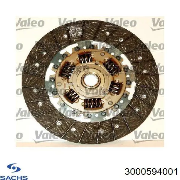 Купити CP3007 Kavo Parts Комплект зчеплення (диск, корзина, підшипник)