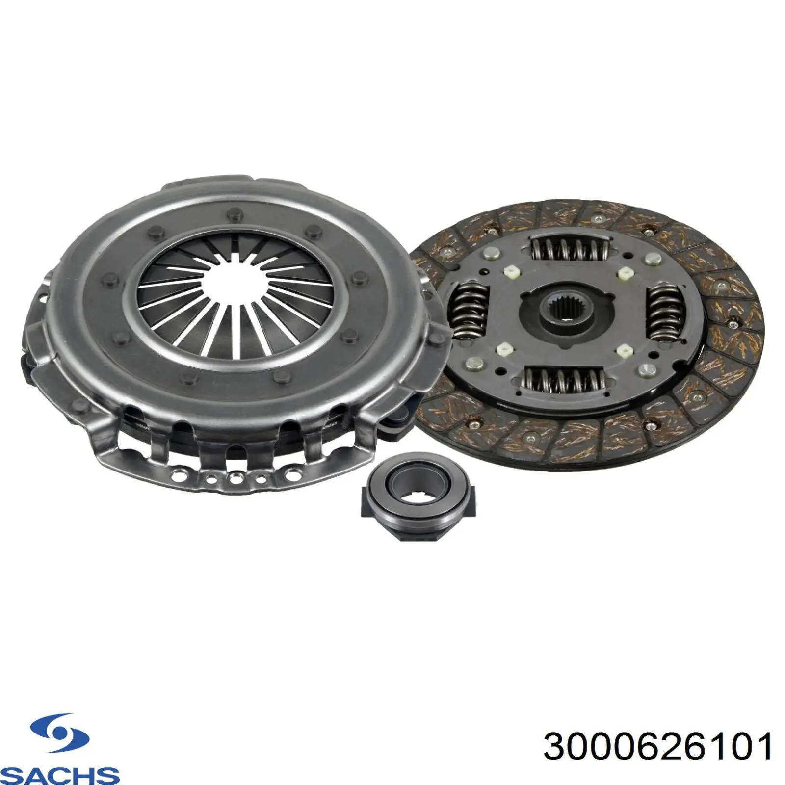 Комплект зчеплення (3 частини) Sachs 3000626101 ціна, від 74.70 USD