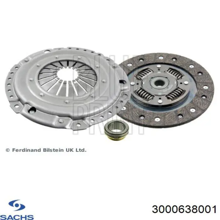 Комплект зчеплення (3 частини) Sachs 3000638001 ціна, від 98.18 USD