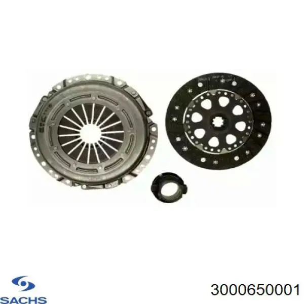 Комплект зчеплення (3 частини) Sachs 3000650001 ціна, від 146.96 USD