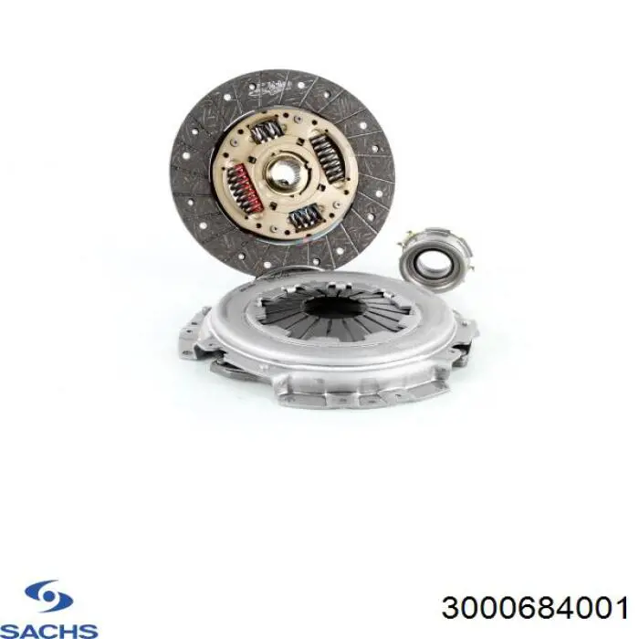 Купити 3000684001 Sachs Комплект зчеплення (диск, корзина, підшипник)