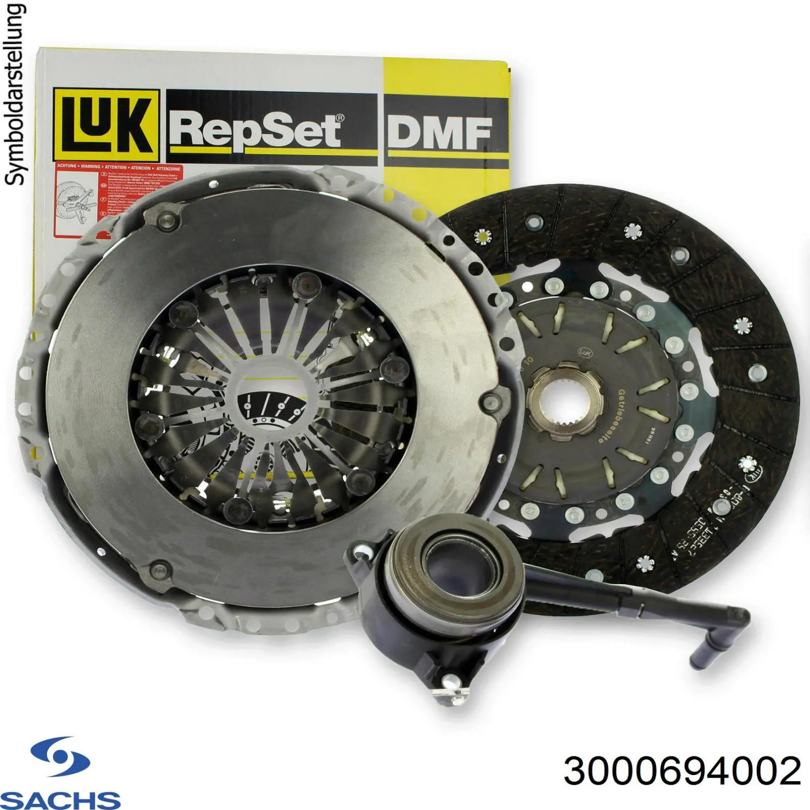 Купити 3000694002 Sachs Комплект зчеплення (диск, корзина, підшипник)