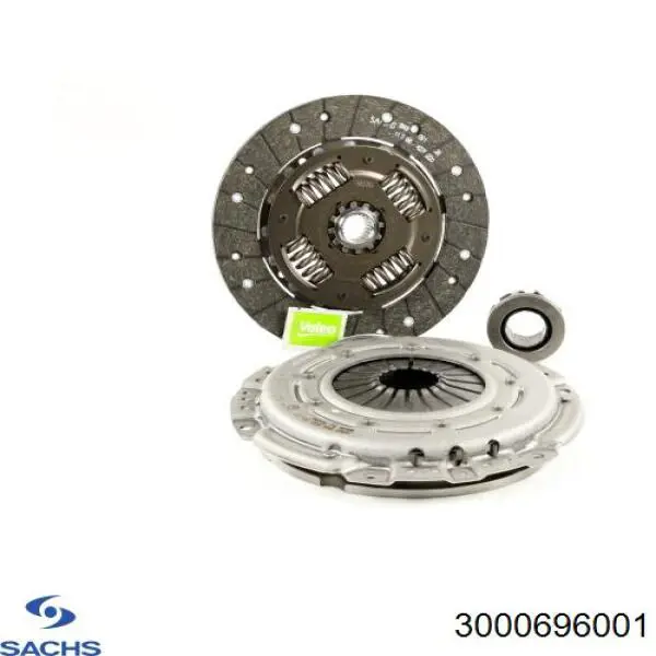 Комплект зчеплення (3 частини) Sachs 3000696001 ціна, від 187.57 USD