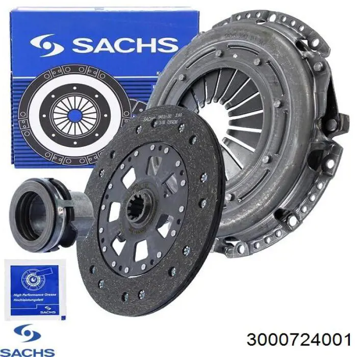Купити 3000724001 Sachs Комплект зчеплення (диск, корзина, підшипник)