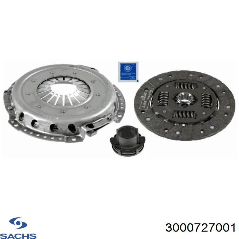 Купити 3000727001 Sachs Комплект зчеплення (диск, корзина, підшипник)