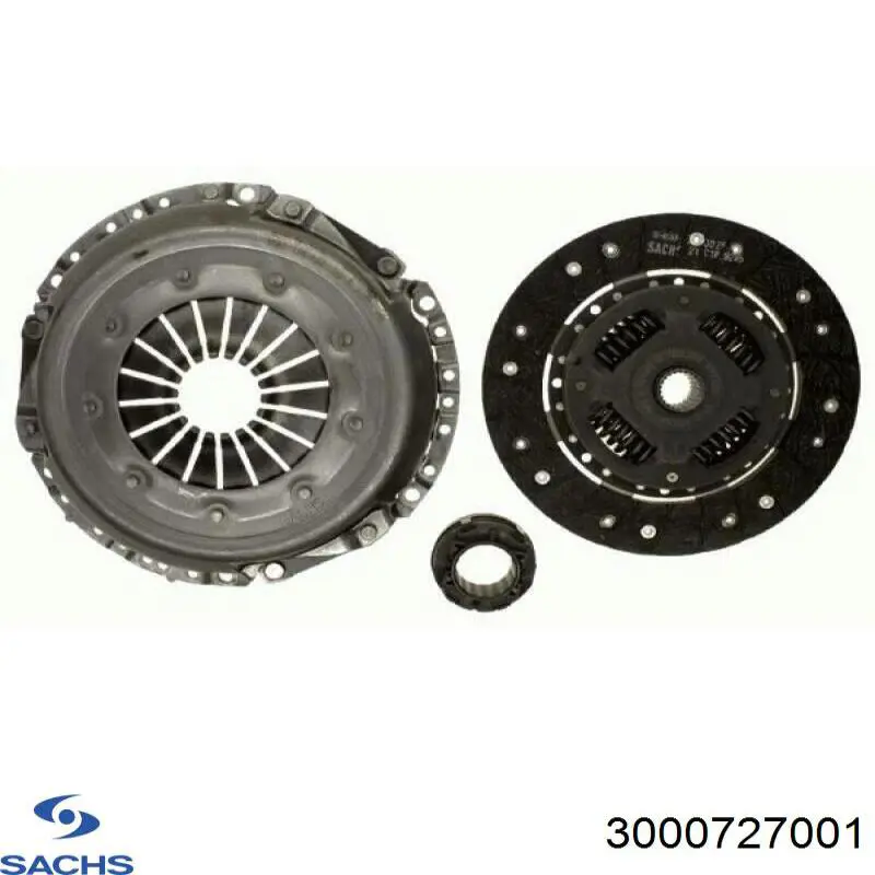 Комплект зчеплення (3 частини) Sachs 3000727001 ціна, від 294.78 USD