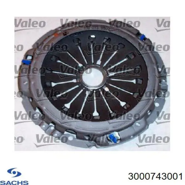 Комплект зчеплення (3 частини) Sachs 3000743001 ціна, від 152.83 USD
