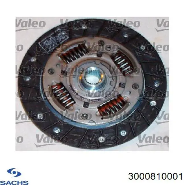 Комплект зчеплення (3 частини) Sachs 3000810001 ціна, від 126.91 USD
