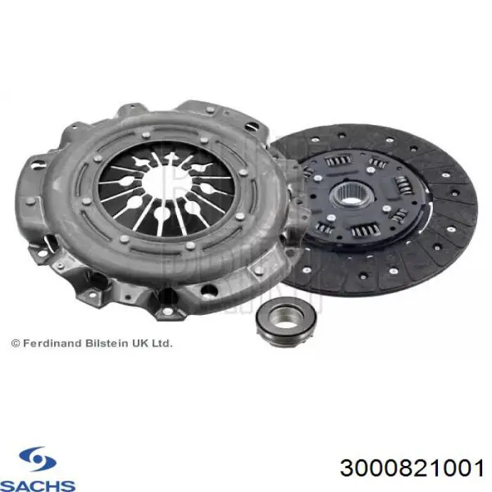 Комплект зчеплення (3 частини) Sachs 3000821001 ціна, від 139.60 USD