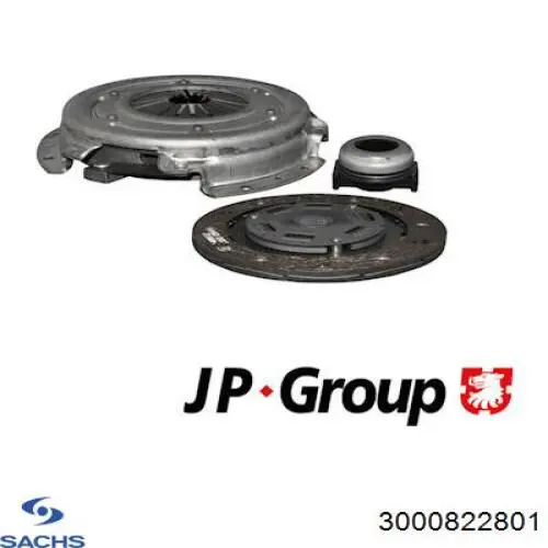 Комплект зчеплення (3 частини) Sachs 3000822801 ціна, від 58.95 USD