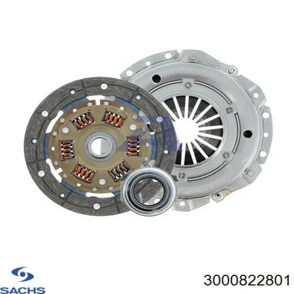 Купити 3000822801 Sachs Комплект зчеплення (диск, корзина, підшипник)