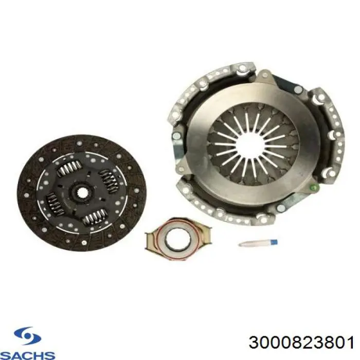 Комплект зчеплення (3 частини) Sachs 3000823801 ціна, від 81.89 USD