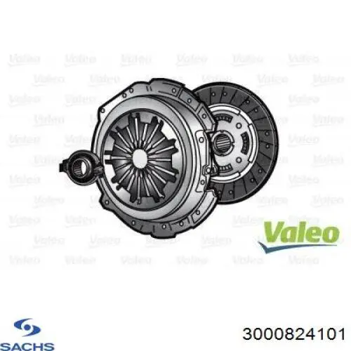 Купити 3000824101 Sachs Комплект зчеплення (диск, корзина, підшипник)