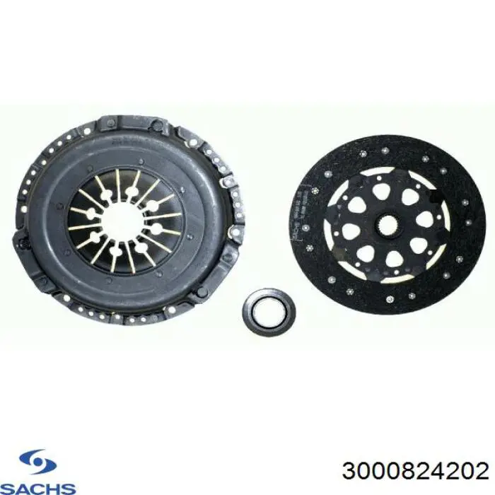 Купити 3000824202 Sachs Комплект зчеплення (диск, корзина, підшипник)