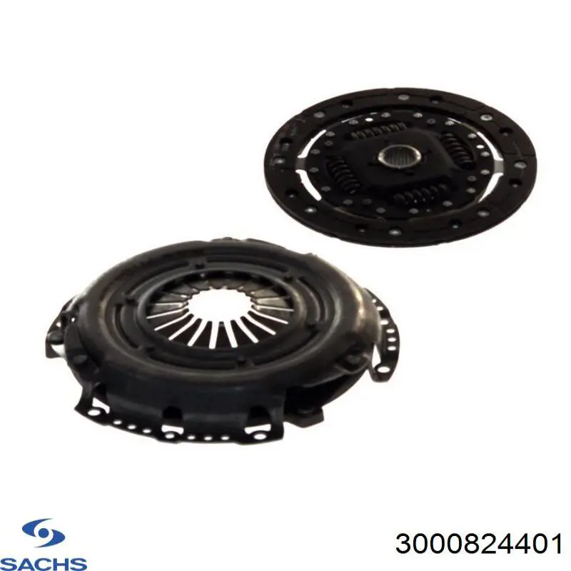 Комплект зчеплення (3 частини) Sachs 3000824401 ціна, від 90.08 USD