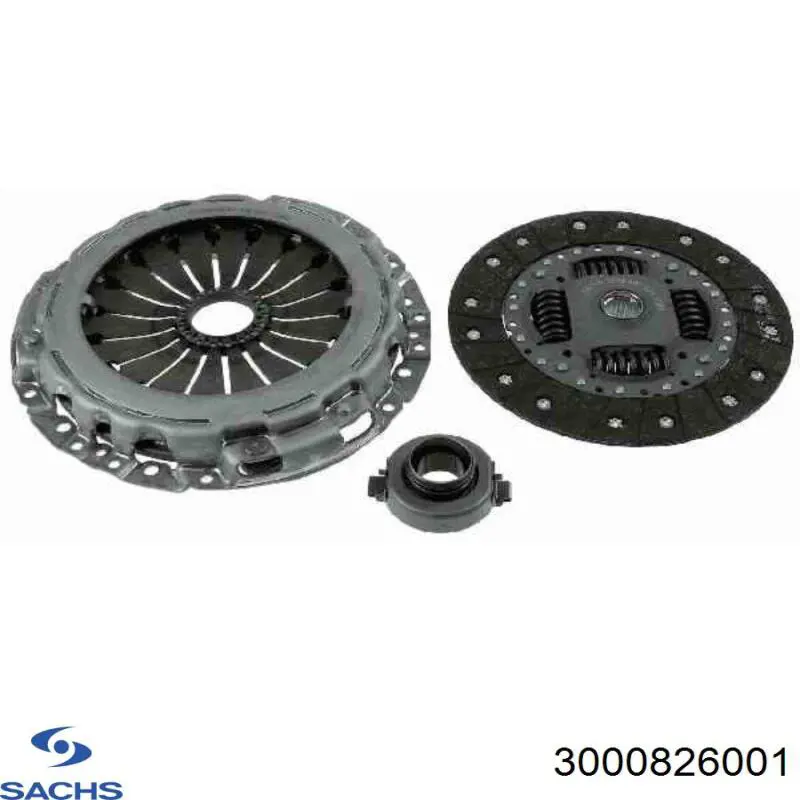 Комплект зчеплення (3 частини) Sachs 3000826001 ціна, від 131.74 USD