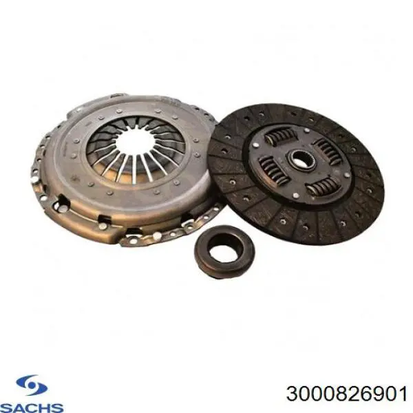 Купити 3000826901 Sachs Комплект зчеплення (диск, корзина, підшипник)