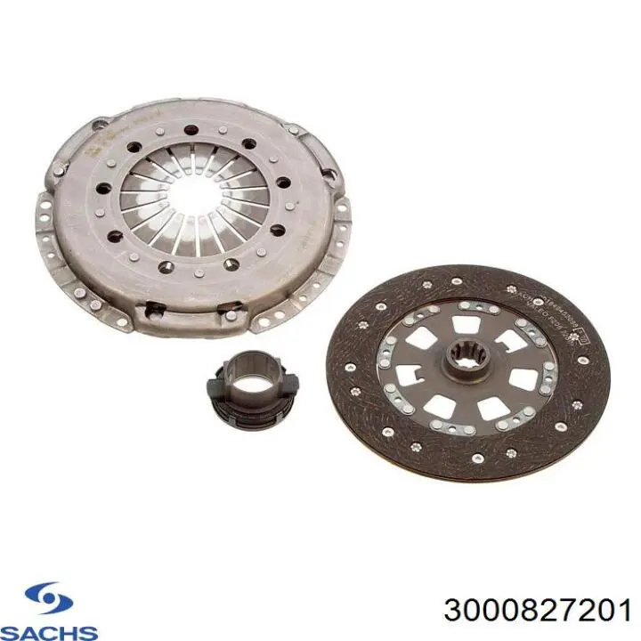 Купити 3000827201 Sachs Комплект зчеплення (диск, корзина, підшипник)