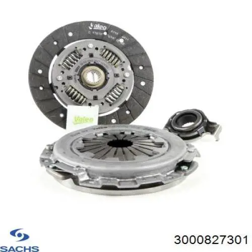 Купити 3000827301 Sachs Комплект зчеплення (диск, корзина, підшипник)