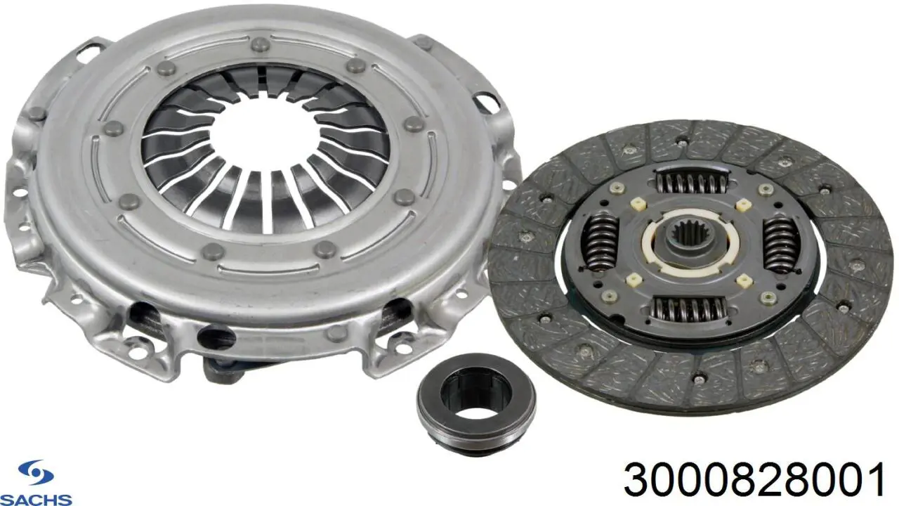 Комплект зчеплення (3 частини) Sachs 3000828001 ціна, від 81.19 USD