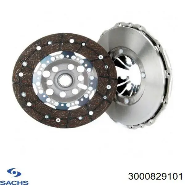 Купити 3000829101 Sachs Комплект зчеплення (диск, корзина, підшипник)