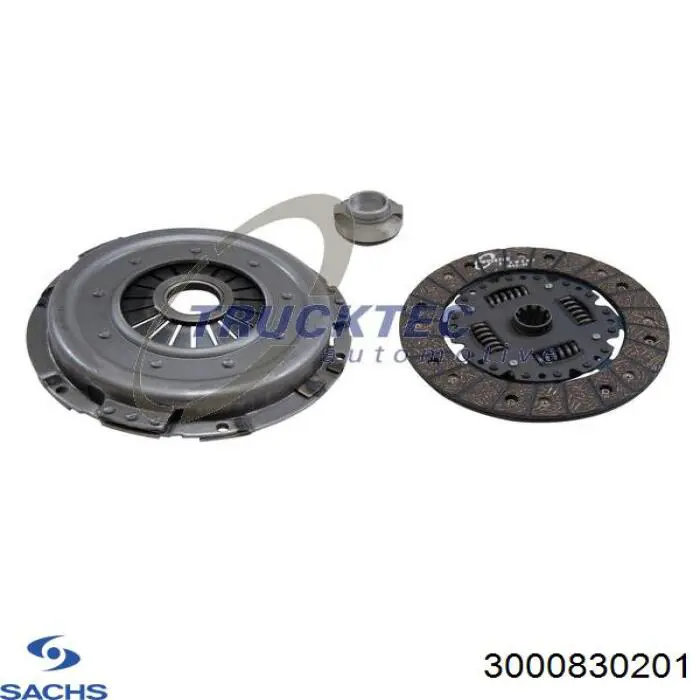 Купити 3000830201 Sachs Комплект зчеплення (диск, корзина, підшипник)