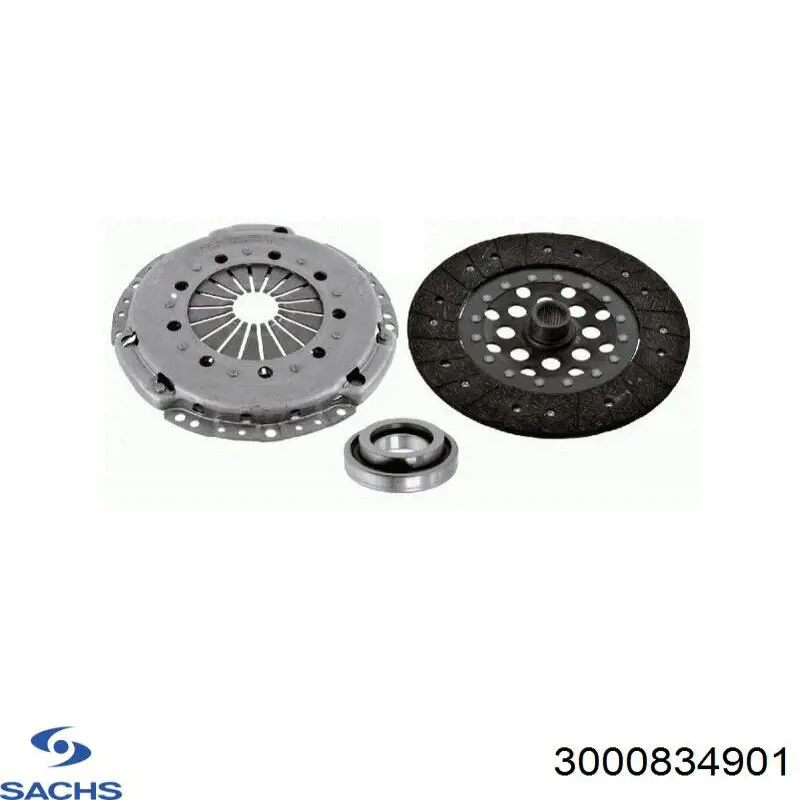 Комплект зчеплення (3 частини) Sachs 3000834901 ціна, від 265.45 USD