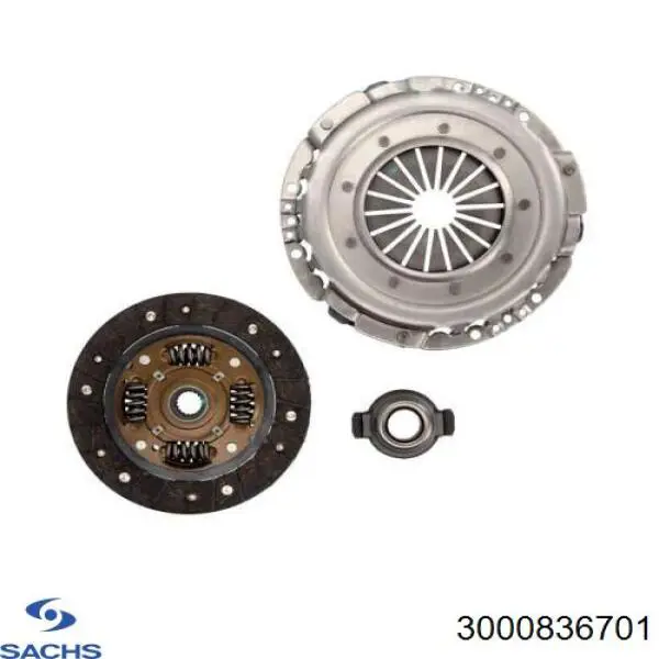 Купити 3000836701 Sachs Комплект зчеплення (диск, корзина, підшипник)