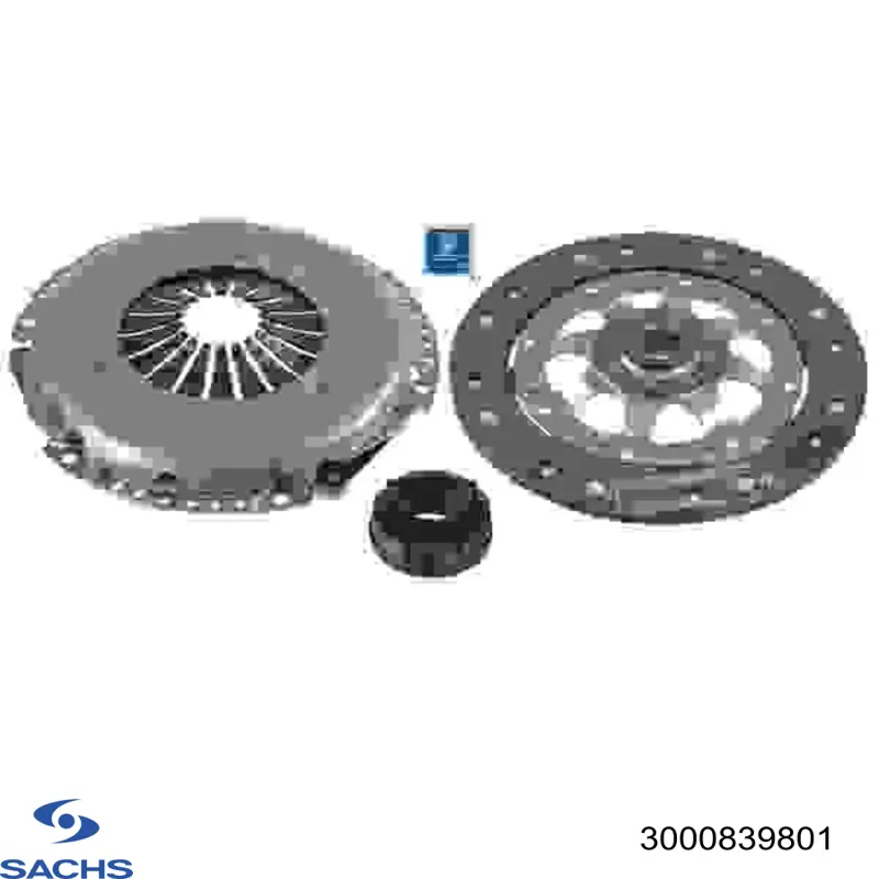 Купити 3000839801 Sachs Комплект зчеплення (диск, корзина, підшипник)